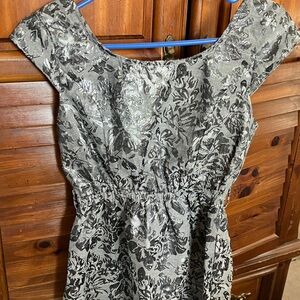 Ya Los Angeles Gray Floral Dress
